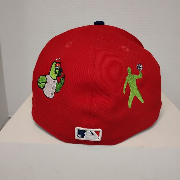 Men's New Era Philadelphia Phillies 59FIFTY "Always Sunny" Frank Red 7 7/8 - Picture 3 of 16